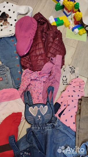 Вещи пакетом на девочку 86 размер
