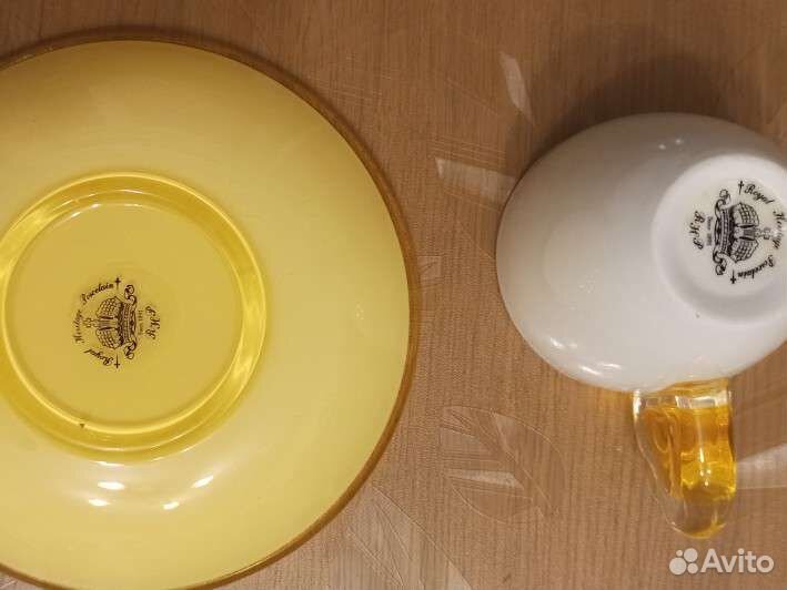 Набор кофейных чашек на двоих с ложками