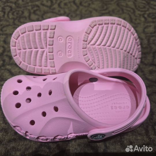 Сабо, Сандалии Крокс Crocs розовые с10 (27 размер)