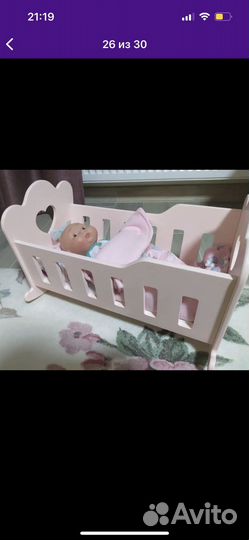 Игрушечная кровать
