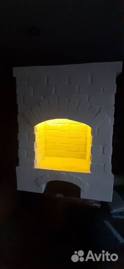 Камин новогодний