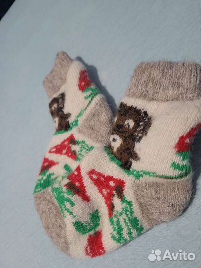 Носочки шерстяные
