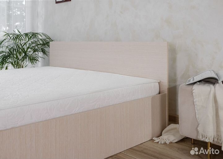 Кровать с матрасом 200х200 евро Милена