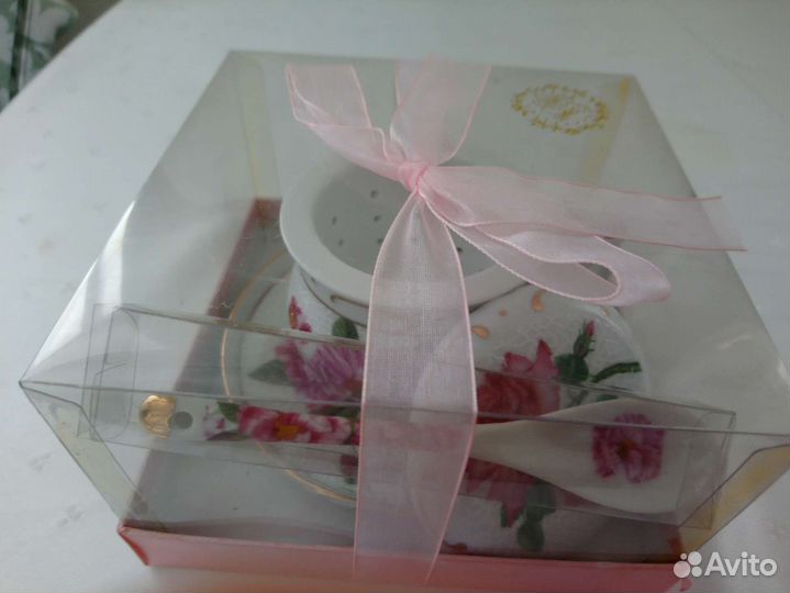 Чашка (кружка) фарфоровая заварочная