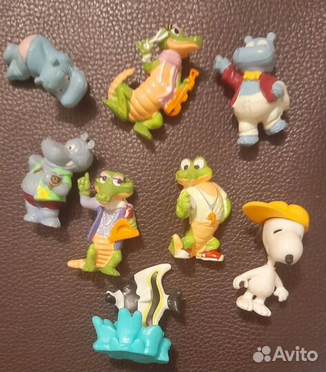 Игрушки из киндер сюрприза бегемоты крокодилы
