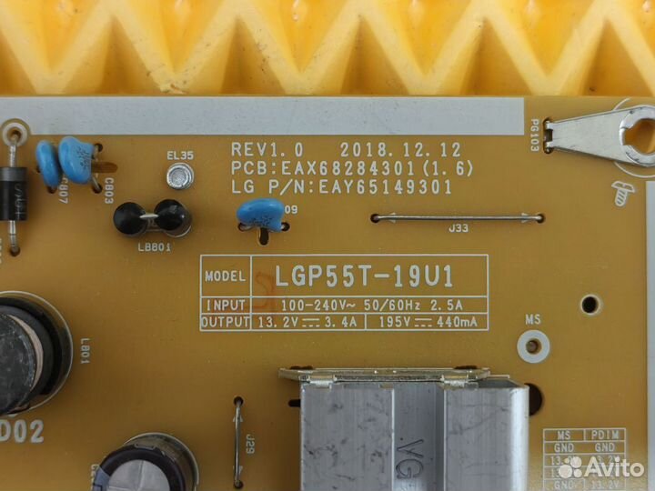Блок питания для телевизора EAX68284301 (1.6)