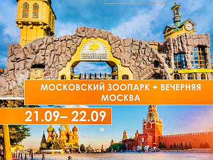 Поездка в Москву (зоопарк+вечерняя столица)