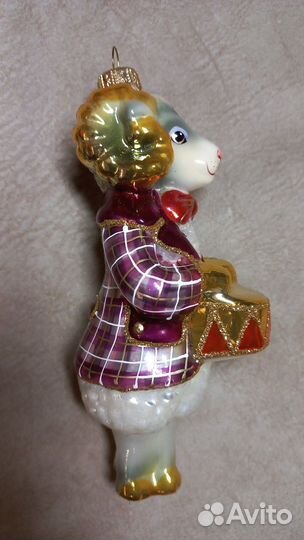 Ёлочная игрушка Баран с барабаном от Ариель