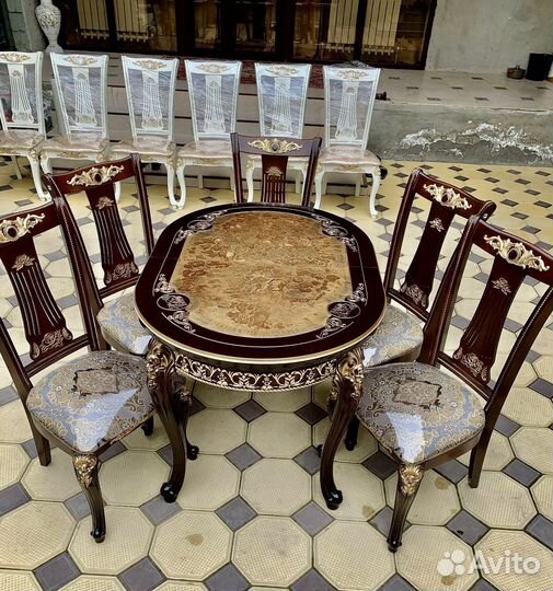 Столы и Стулья из Массива Дерева Новое v103