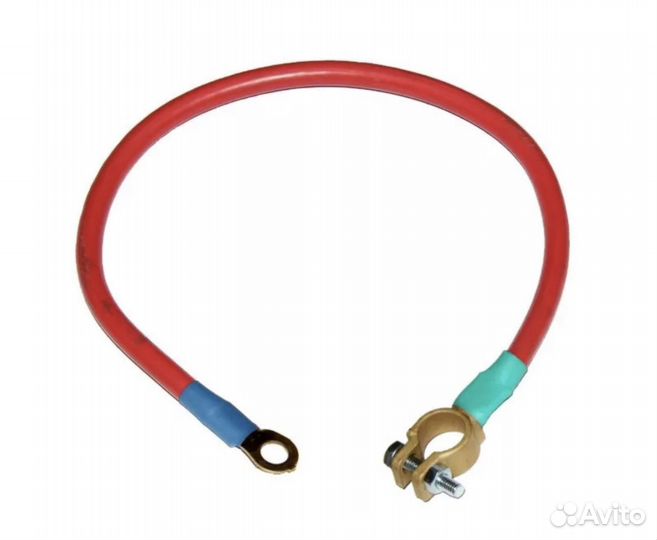 Перемычка акб деш. 40 см ухо/клемма