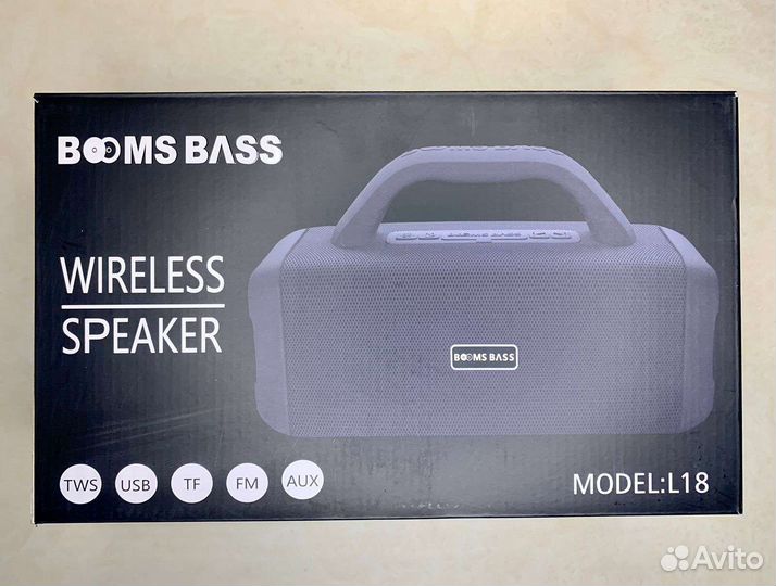 Bluetooth колонка booms bass L18