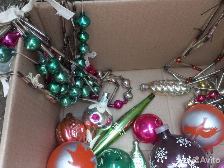 Елочные игрушки СССР одним лотом