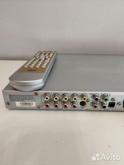 DVD плеер караоке BBK DV523S с микрофоном