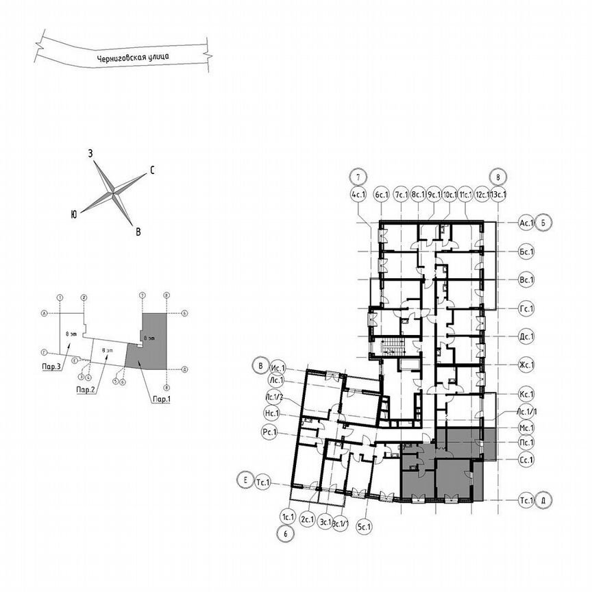 2-к. квартира, 72,8 м², 7/8 эт.