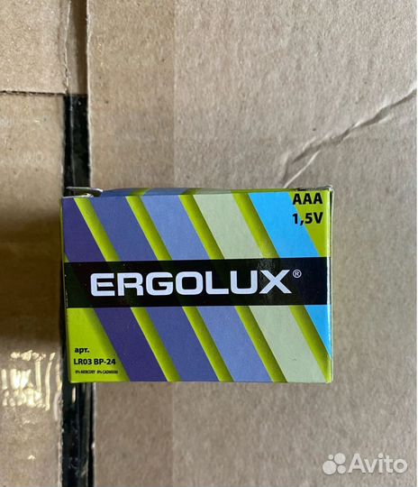 Батарейки Ergolux Alkaline AAA