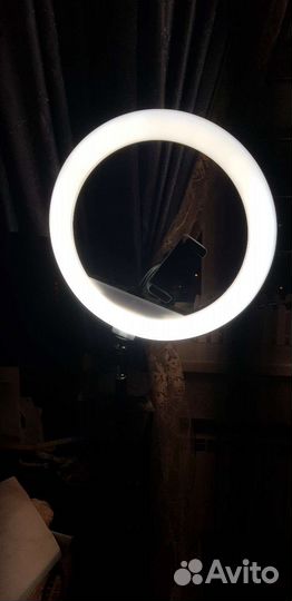 Кольцевая лампа со штативом + пульт для телефона