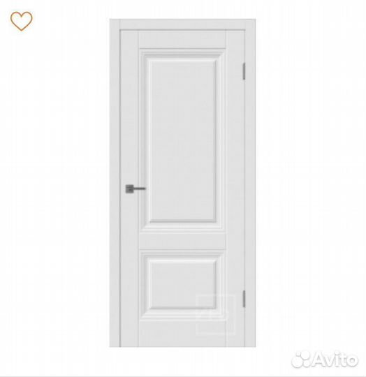 Дверь межкомнатная вфд дг Polar эмаль белая