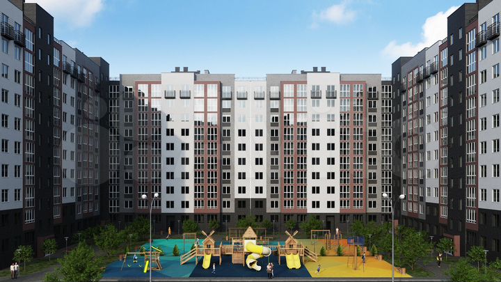 2-к. квартира, 62,3 м², 6/10 эт.