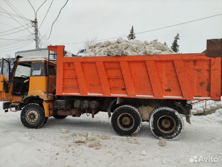 Вывоз снега грунта и др самосвалами