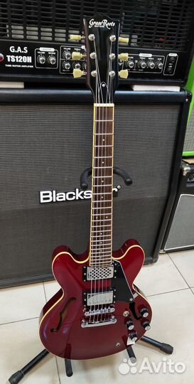 Полуакустика с усилителем Grass Roots Mini ES-335