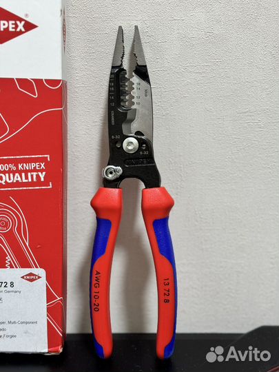 Электромонтажные клещи Knipex KN-13728 7 в 1