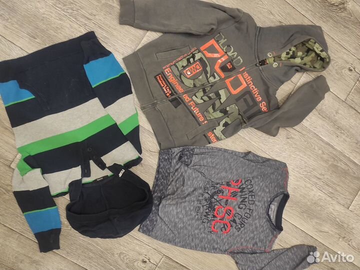 Одежда пакетом мальчику 128+