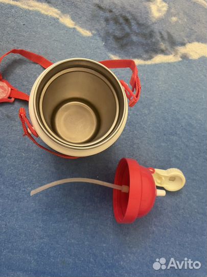 Детский термос с трубочкой