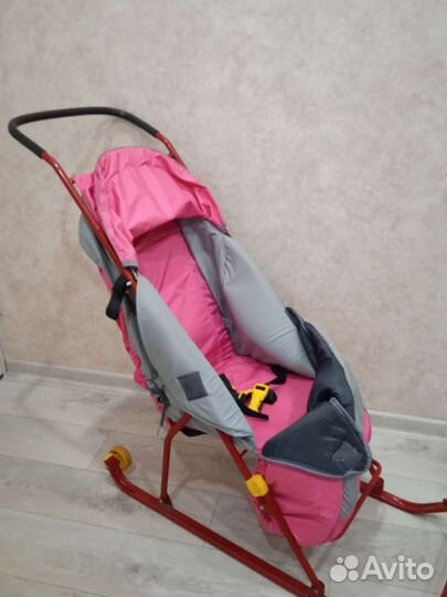 Детские санки с колесами