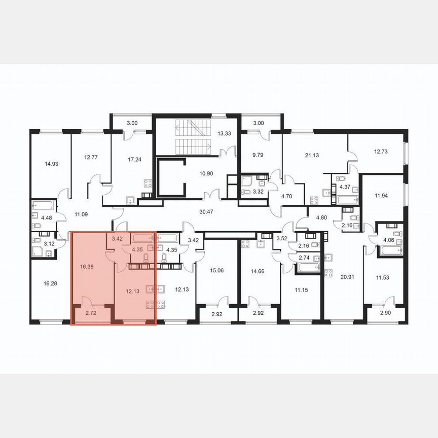 1-к. квартира, 37,6 м², 5/9 эт.