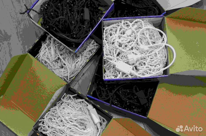 Гирлянда уличная 25м