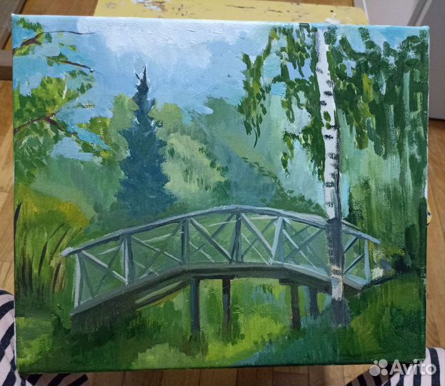 Картина маслом этюд