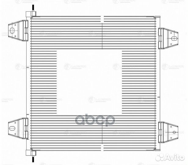 Радиатор кондиц. для а/м DAF XF (02) /XF 105 (0
