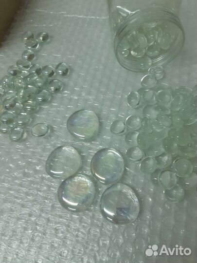 Камушки (кабошены) стеклянные