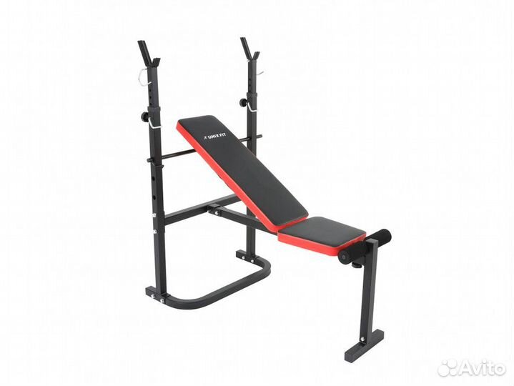 Скамья силовая со стойками unix Fit bench 120 скл