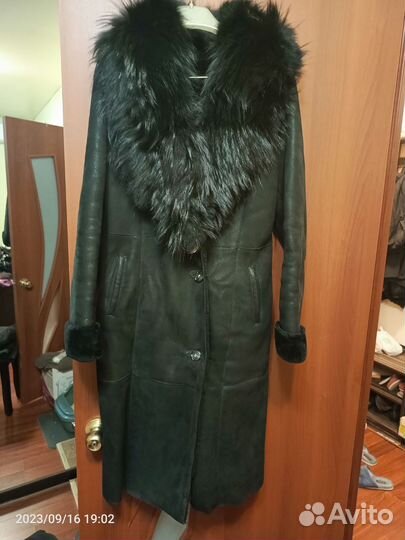 Дубленка натуральная женская 50 размер