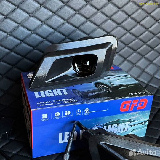 Лазерные туманки kia ceed 1 ED птф bi LED