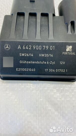 Реле накала свечей Mercedes 6429007901