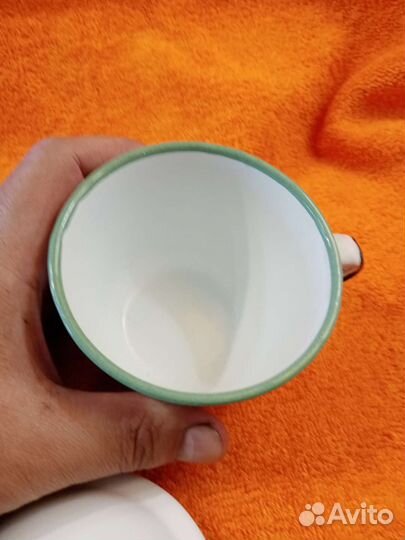 Кружка заварочная Китай эмалированная