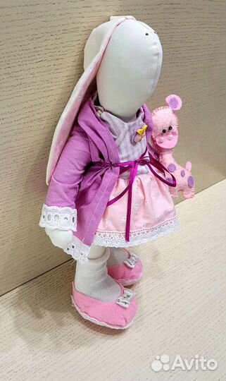 Кукла тильда заяц ручной работы