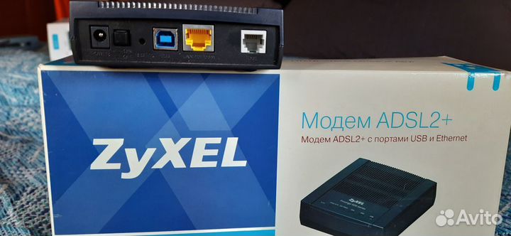 Модем Zyxel adsl2+ P-660RU EE