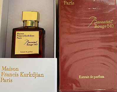 Baccarat rouge 540 extrait DE parfum 70мл