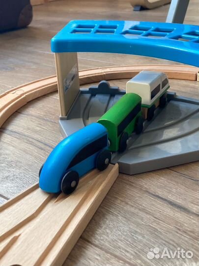 Деревянная железная дорога IKEA brio