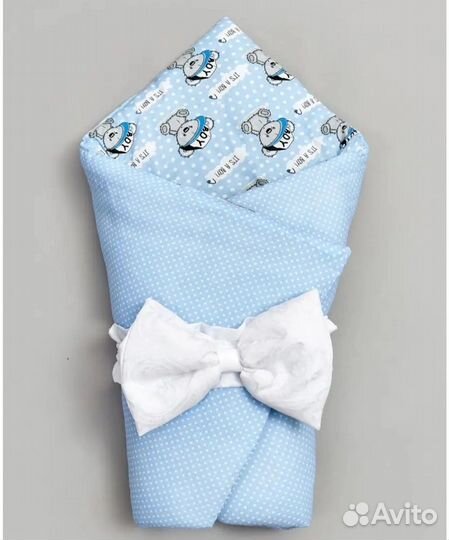 Комплект Одеяло+бант на выписку
