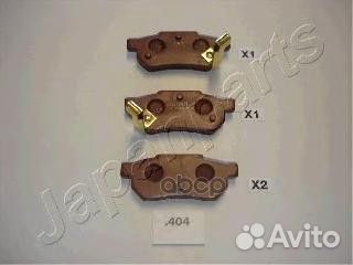 Колодки тормозные PP404AF Japanparts