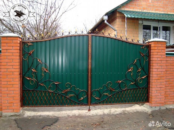 Кованые ворота и калитки