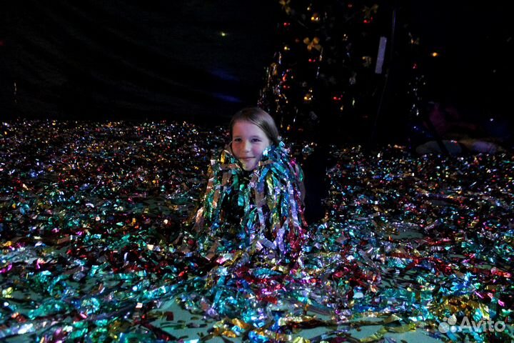 Шоу мыльных пузырей и бумажное шоу