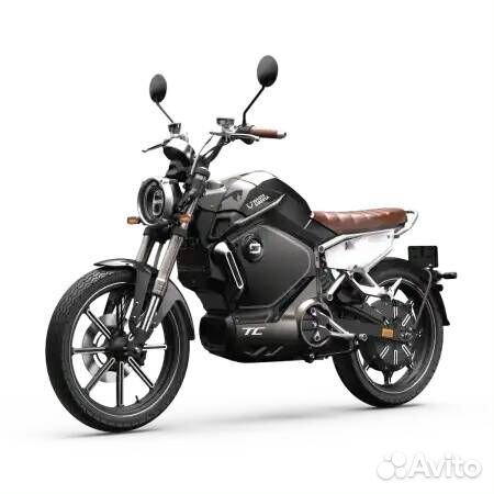 Электромотоцикл white siberia super soco TC