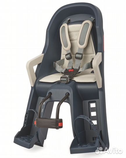 Сиденье детское Polisport Guppy Mini (спереди, за