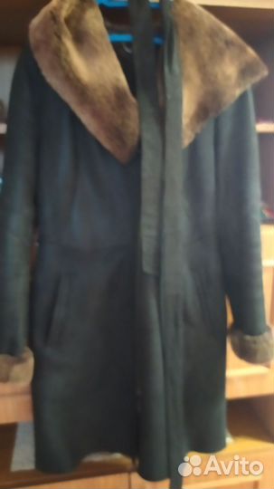Дубленка натуральная женская 46