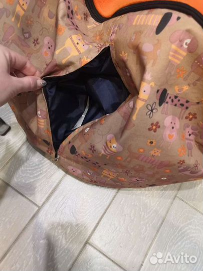 Кокон - шезлонг пуф для новорождённого